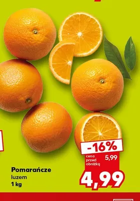 Pomarańcze promocja w Kaufland
