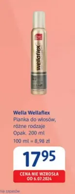 Pianka do włosów Wella Wellaflex promocja w Drogerie DM
