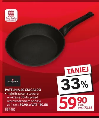 Patelnia 20cm Caldo Zwieger promocja w Selgros