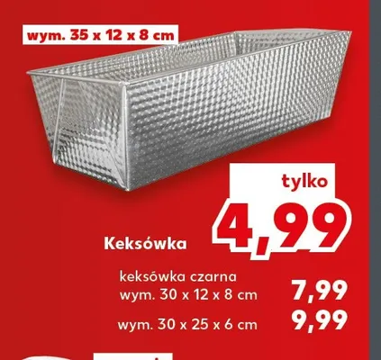 Keksówka 35x12x8 cm promocja w Kaufland