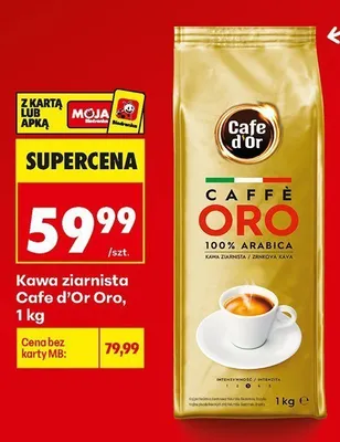 Kawa ziarnista Cafe d'Or Caffè Oro promocja w Biedronka