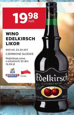 Wino czerwone słodkie promocja w Stokrotka