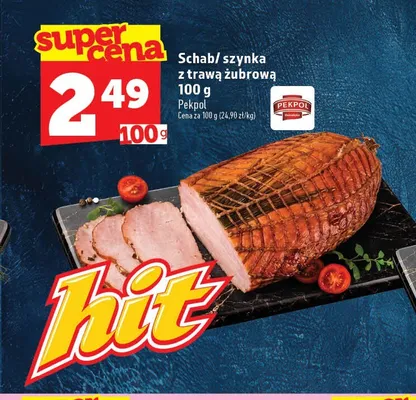 Schab z trawą żubrową Pekpol promocja w TOPAZ