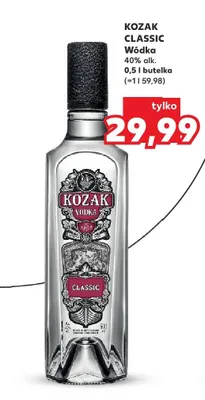 Wódka Kozak Classic 40% alk. promocja w Kaufland