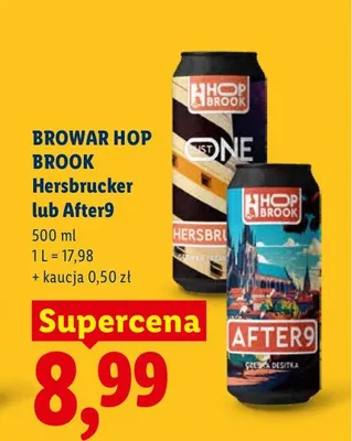 Piwo Browar Hop Brook Hersbrucker promocja w Lidl