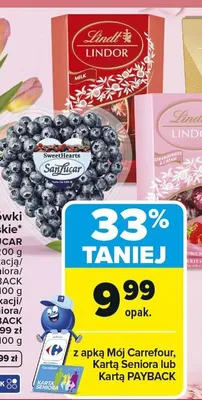 Praliny Nuxor, Lindor, Lindt promocja w Carrefour