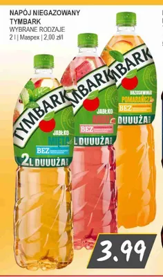 Napój niegazowany Tymbark Jabłko Mięta promocja w Słoneczko