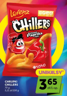 Chrupki Lorenz Chillers Relaxed Paprika Style promocja w Euro Sklep