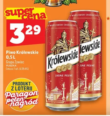 Piwo Królewskie promocja w TOPAZ