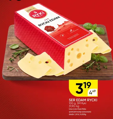 Ser Edam Rycki promocja w Chata Polska