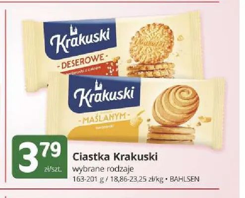 Ciastka Krakuski Deserowe promocja w Marketvita