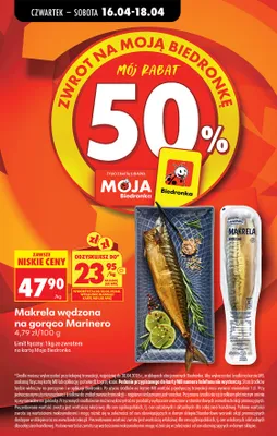 Makrela wędzona na gorąco promocja w Biedronka