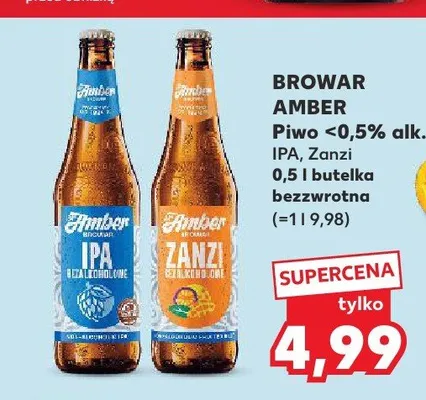 Piwo bezalkoholowe Amber promocja w Kaufland