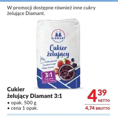 Cukier żelujący Diamant 3:1 promocja w Makro