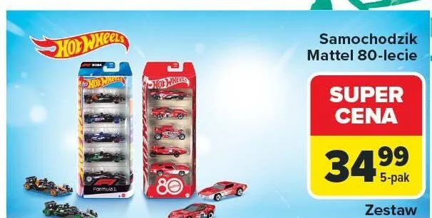 Samochodzik 5-pak promocja w Carrefour