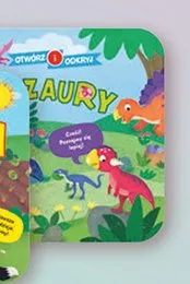 Książka Otwórz i odkryj Dinozaury promocja w Biedronka