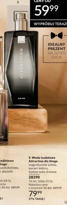 Woda toaletowa Avon Attraction dla Niego promocja w AVON