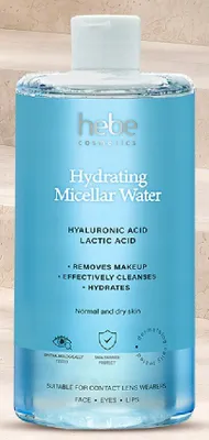 Płyn micelarny Hebe Cosmetics Hydrating Micellar Water promocja w Hebe