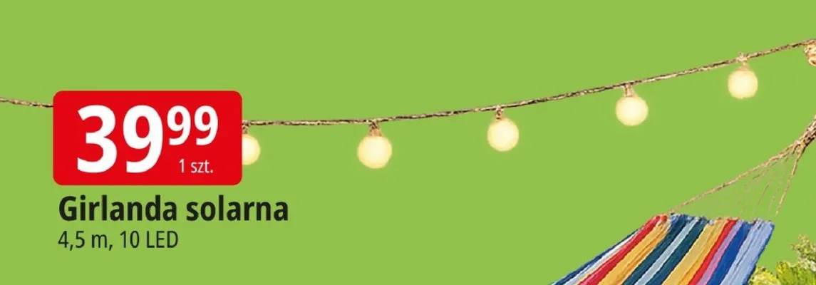 Girlanda solarna promocja w Leclerc