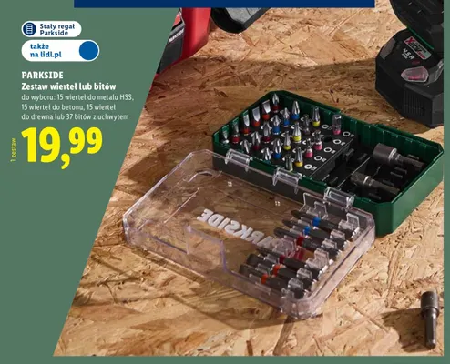Zestaw 15 wierteł do betonu Parkside promocja w Lidl