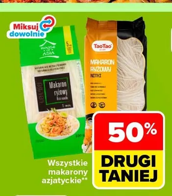 Makaron ryżowy House of Asia promocja w Carrefour