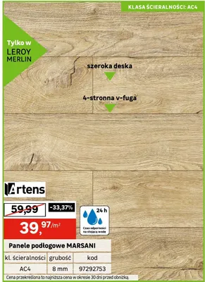 Panele podłogowe MARSANI promocja w Leroy Merlin