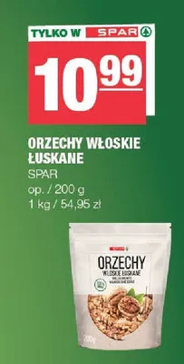 Orzechy włoskie łuskane promocja w SPAR