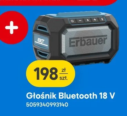 Głośnik Bluetooth Erbauer promocja w Castorama