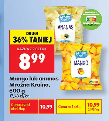 Ananas Mroźna Kraina promocja w Biedronka