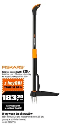 Wyrywacz do chwastów promocja w OBI