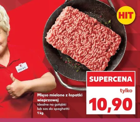 Mięso mielone z łopatki wieprzowej promocja w Kaufland