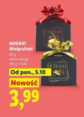 Minipralinki Magnat promocja w Lidl