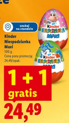 Czekolada Niespodzianka Maxi promocja w Lidl