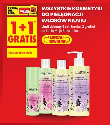 Szampon nawilżający Niuviu Kwitnący bez promocja w Biedronka
