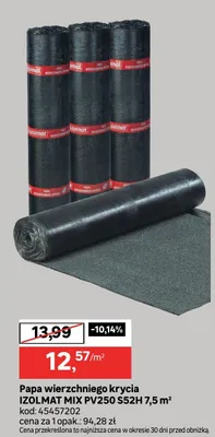 Papa wierzchniego krycia Mix PV250 S52H promocja w Leroy Merlin