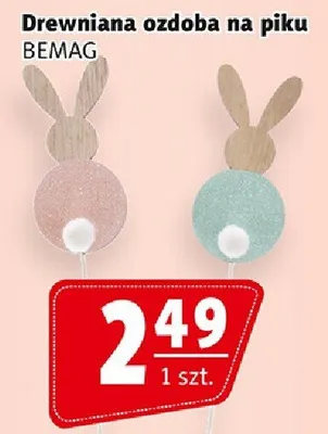 Drewniana ozdoba na piku promocja w Prim Market