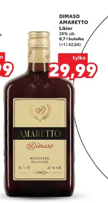 Likier amaretto promocja w Kaufland