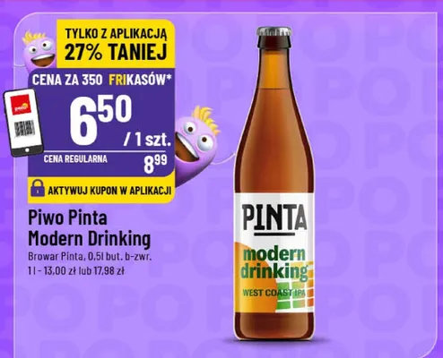 Piwo Pinta promocja w POLOmarket