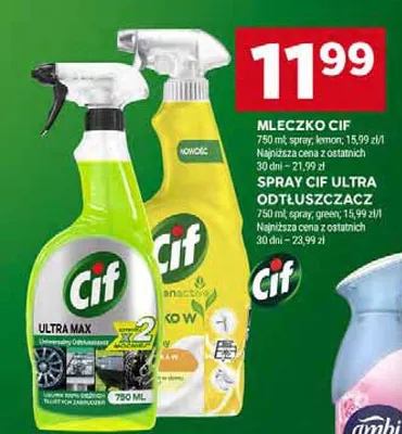 Mleczko Cif promocja w Stokrotka
