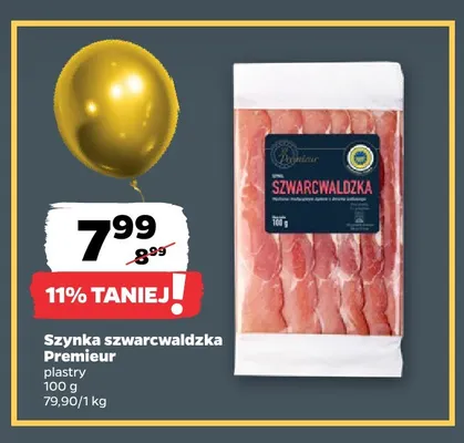 Szynka szwarcwaldzka Premieur promocja w Netto