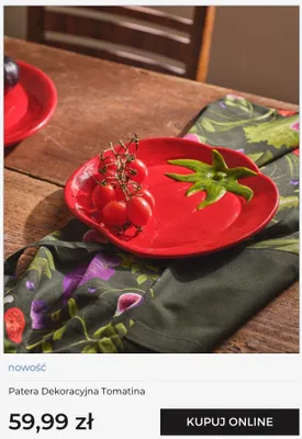 Patera dekoracyjna home&you Tomatina promocja w home&you