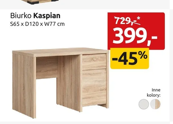 Biurko Kaspian promocja w Black Red White