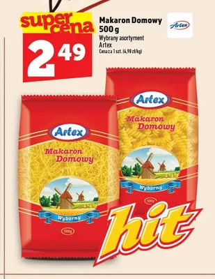 Makaron Domowy Artex promocja w TOPAZ