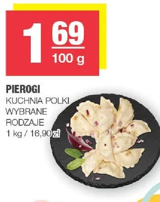 Pierogi, wybrane rodzaje promocja w SPAR
