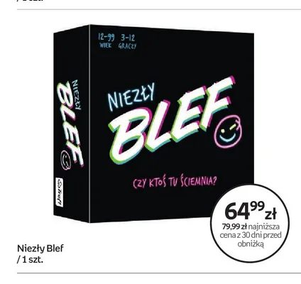 Gra planszowa Niezły Blef promocja w Empik
