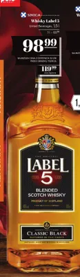 Whisky Label 5 promocja w POLOmarket