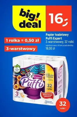 Papier toaletowy 3-warstwowy promocja w Dealz