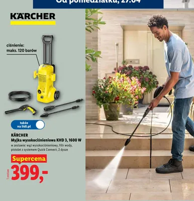 Myjka wysokociśnieniowa KHD 3, 1600 W promocja w Lidl