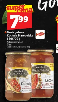 Danie gotowe leczo Kuchnia Staropolska promocja w TOPAZ