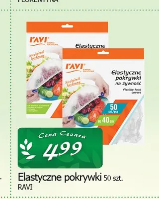 Elastyczne pokrywki Ravi 50-pak promocja w CEZAR Delikatesy